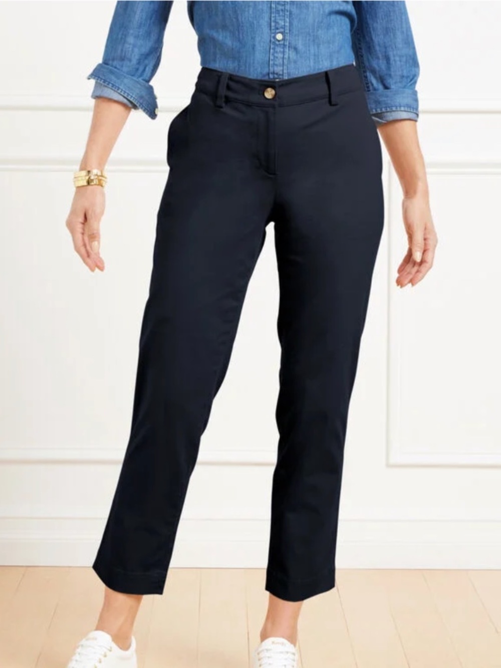Talbots Perfect Crops curvy fit